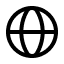 A globe representing internet
