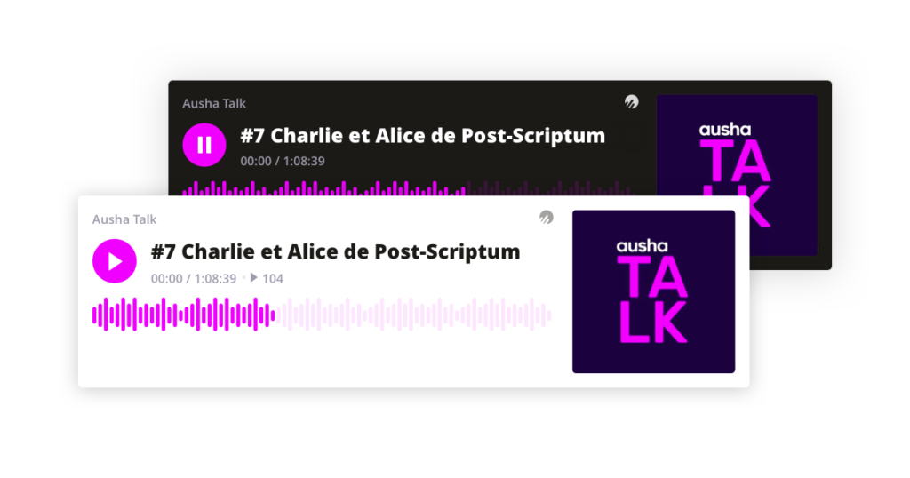 Nouveau Smart Player Ausha (lecteur audio podcasts)