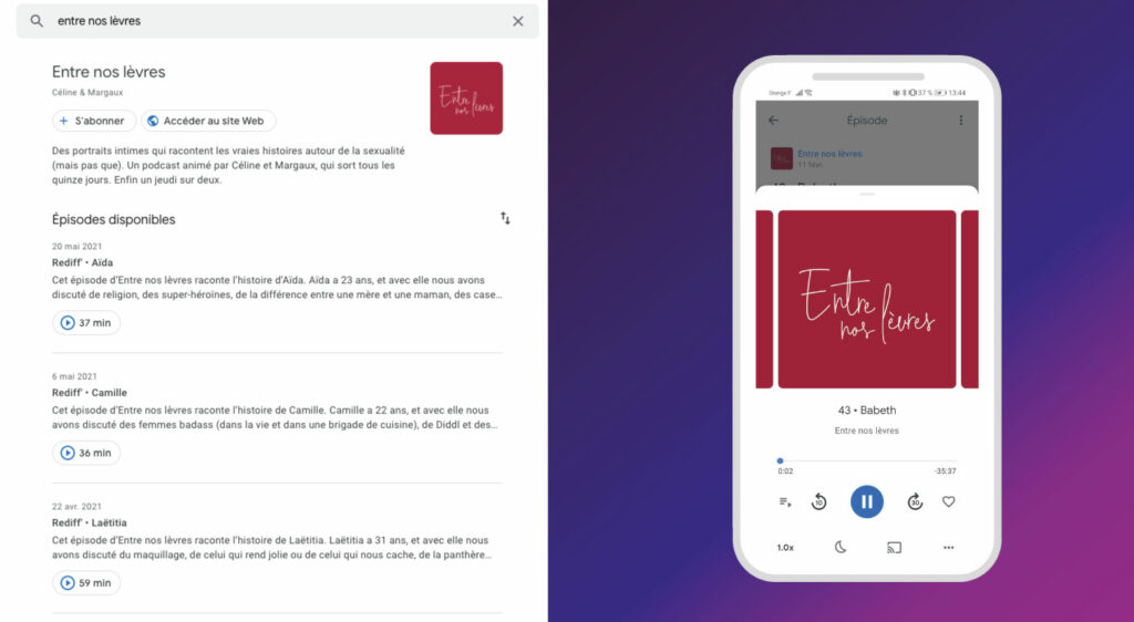 Adding your Google Podcasts via Ausha