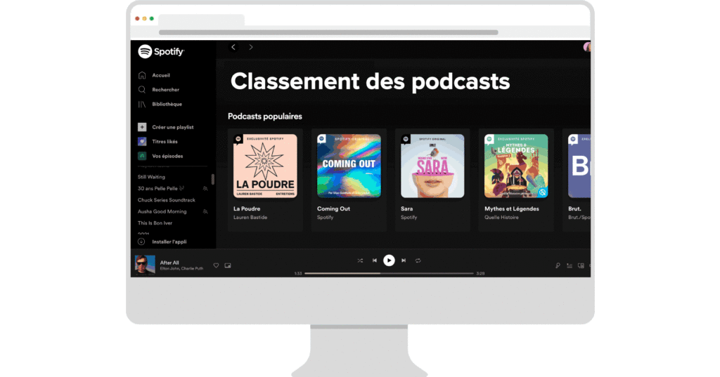 Diffuser son podcast sur Spotify