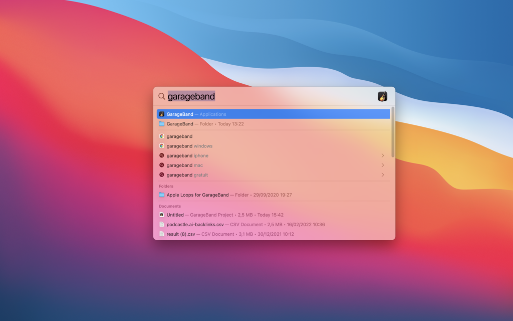 StartGarageband