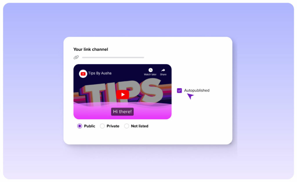 Podcast to video