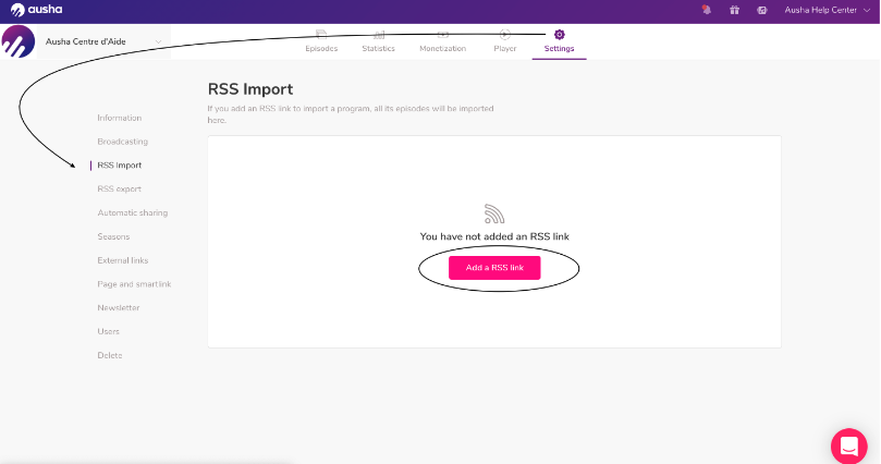 migrate your podcast to Ausha