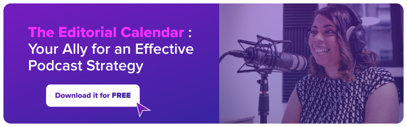 Podcast Editorial Calendar Template