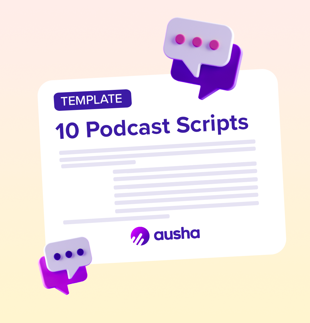 Podcast Script Template: 10 Free Downloads + Writing Guide