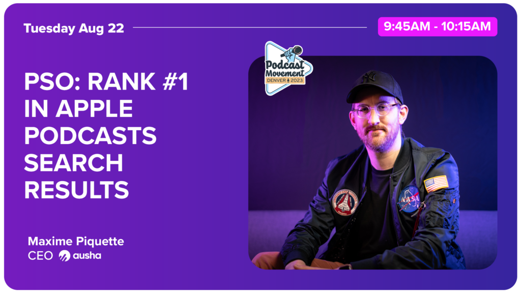 PSO: Rank #1 in Apple Podcasts Search Results