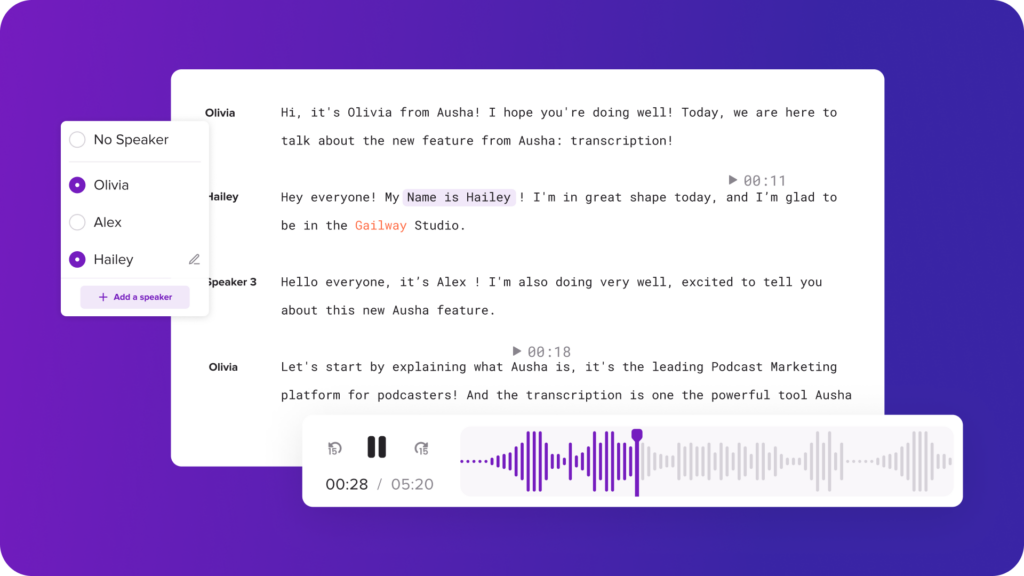 Transcription Ausha