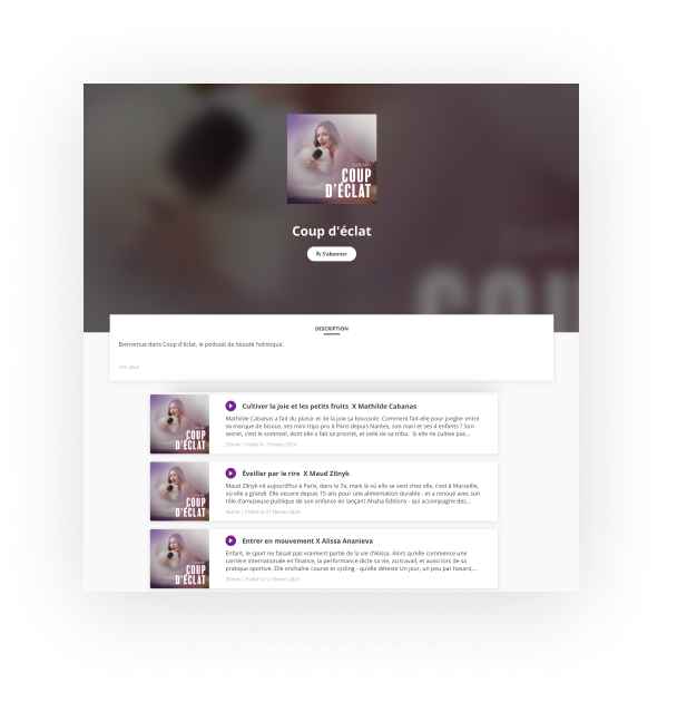 Page Web Ausha
