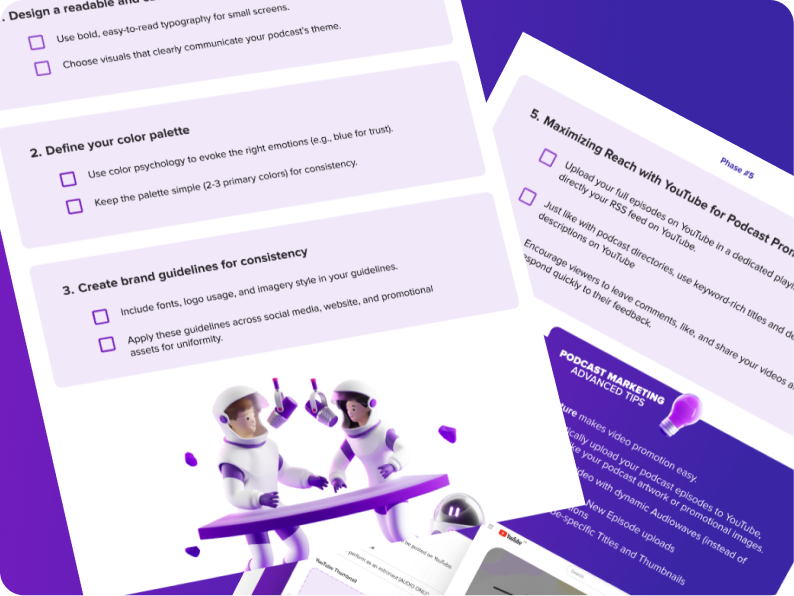 checklist launching podcast